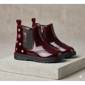 BALDUCCI Italy Boots Toddler Girl EUR 23 US 7 Avertis Burgundy Red Leather Shoes